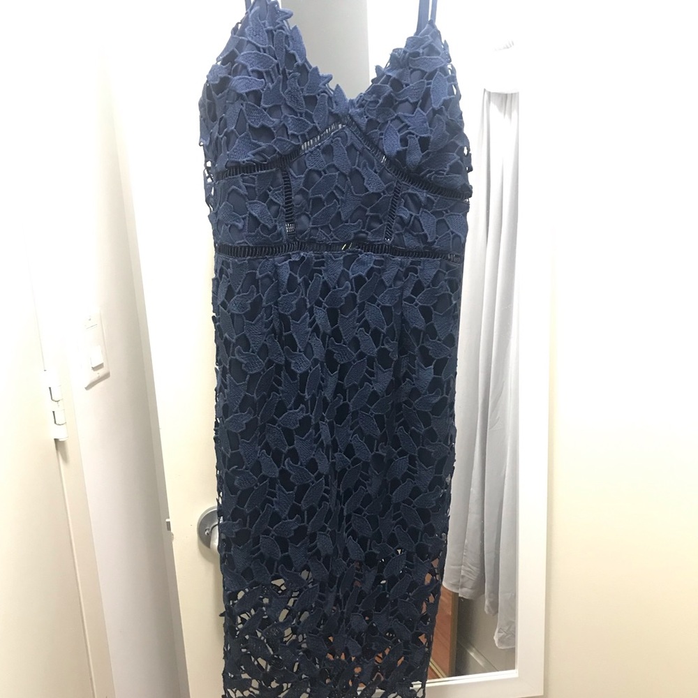 Design Lab Navy Blue Dress. Only worn once to a wedding and in great condition!